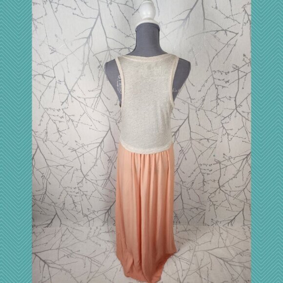 Funktional Colorblock Popover Flowy High Low Dress - Picture 3 of 4